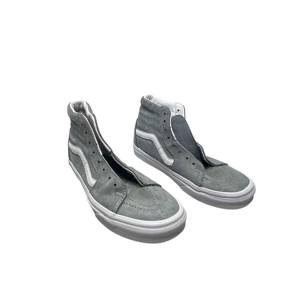 Vans Sk8-Hi Shoes Mens 5.5 Women 7 Gray Suede High Top Skateboarding Sneakers